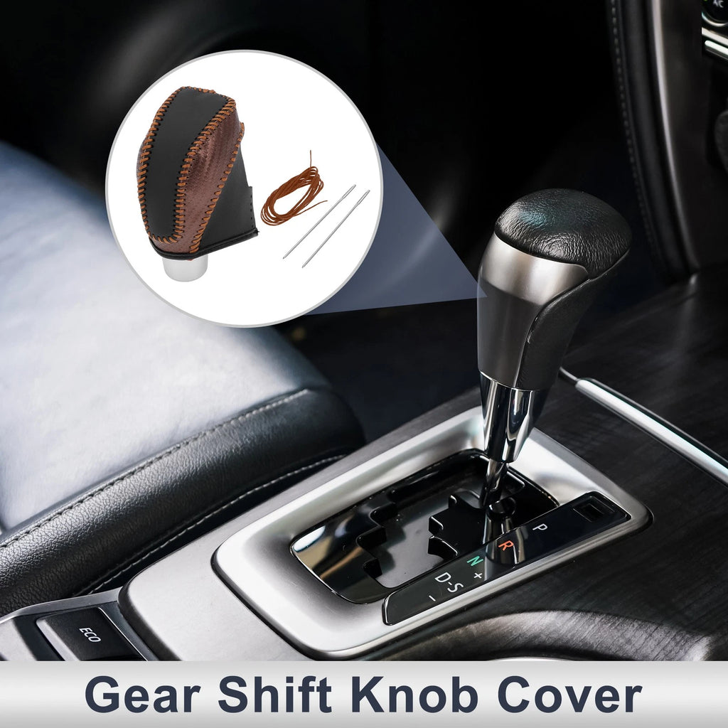 Gear Shift Knob Cover for Subaru Impreza (2017–2023) Brown Carbon Fiber