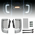 Tracer LED Lower Fairing Grills Lights for Electra Glide FLH/T (2014–2023)