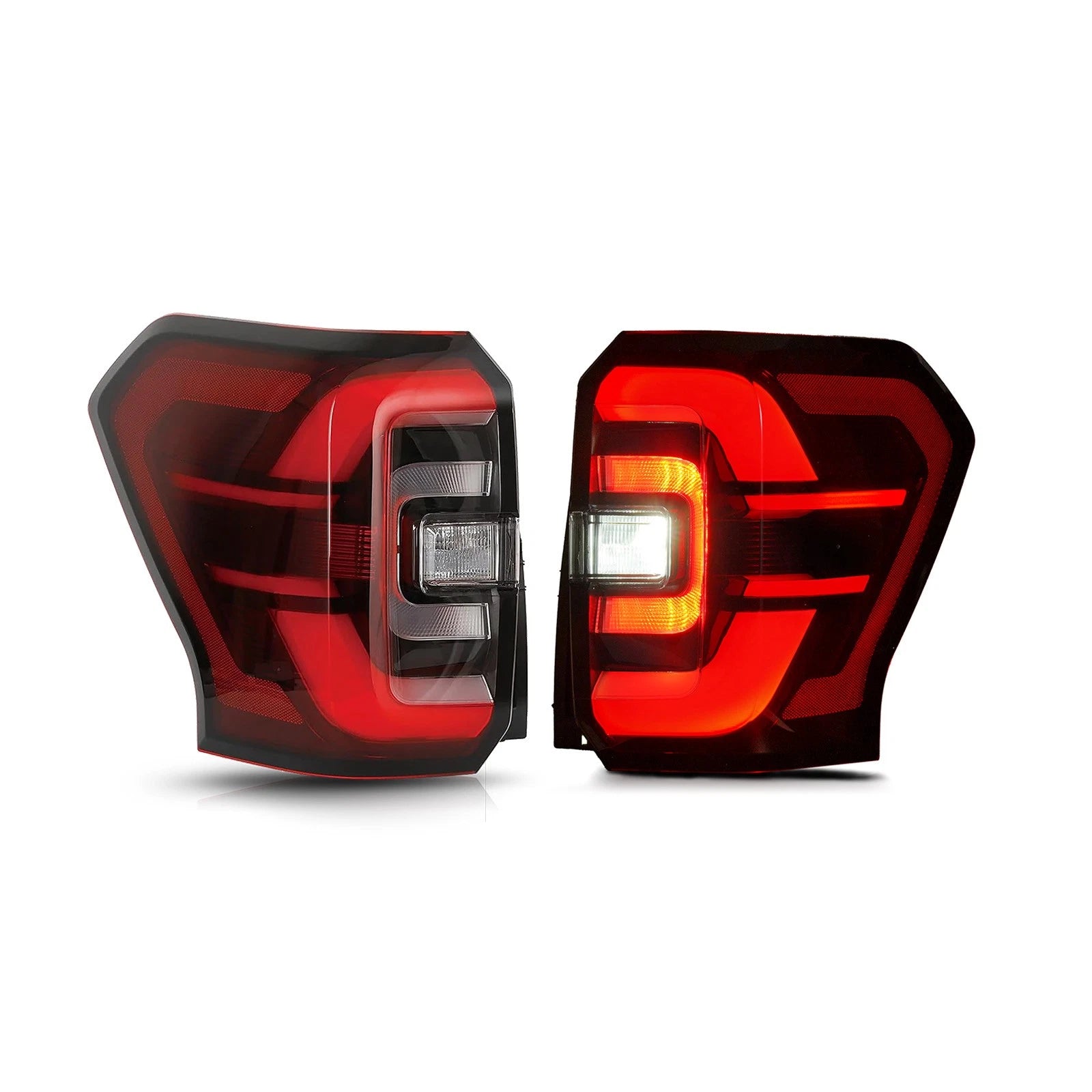 LED Tail Lights Pair for Ford Expedition Limited (2022–2025) Black Trim