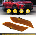 Set of 2 Amber Front Bumper Side Marker Lights for Cadillac ATS (2013-2014) & XT5 (2017-2024)