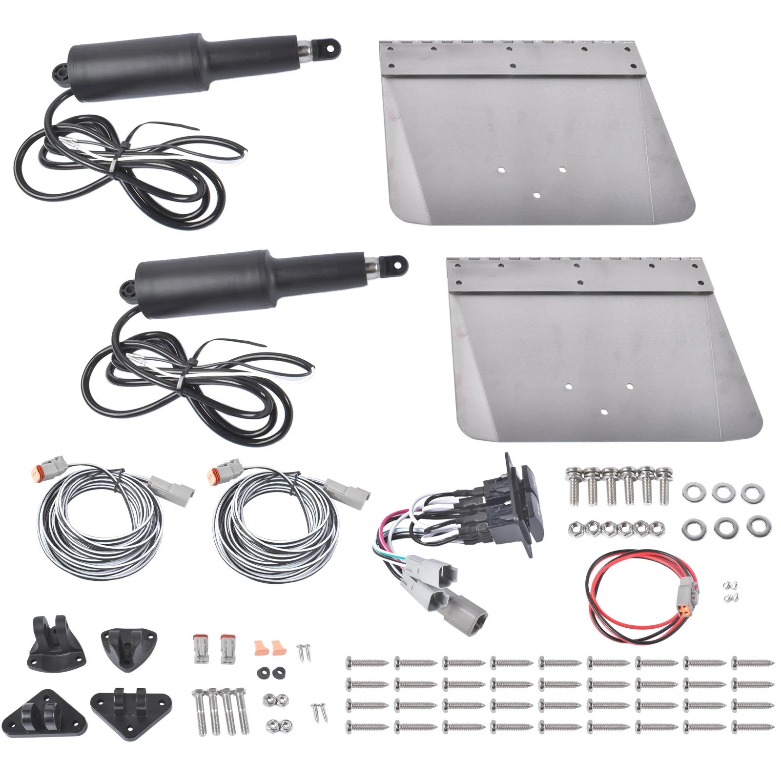 Electric Trim Tab Kit for 16-25ft Boat (Standard Mount)