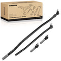 Set of 4 Steering Tie Rod Ends for Ford F-350 (1988–1997)