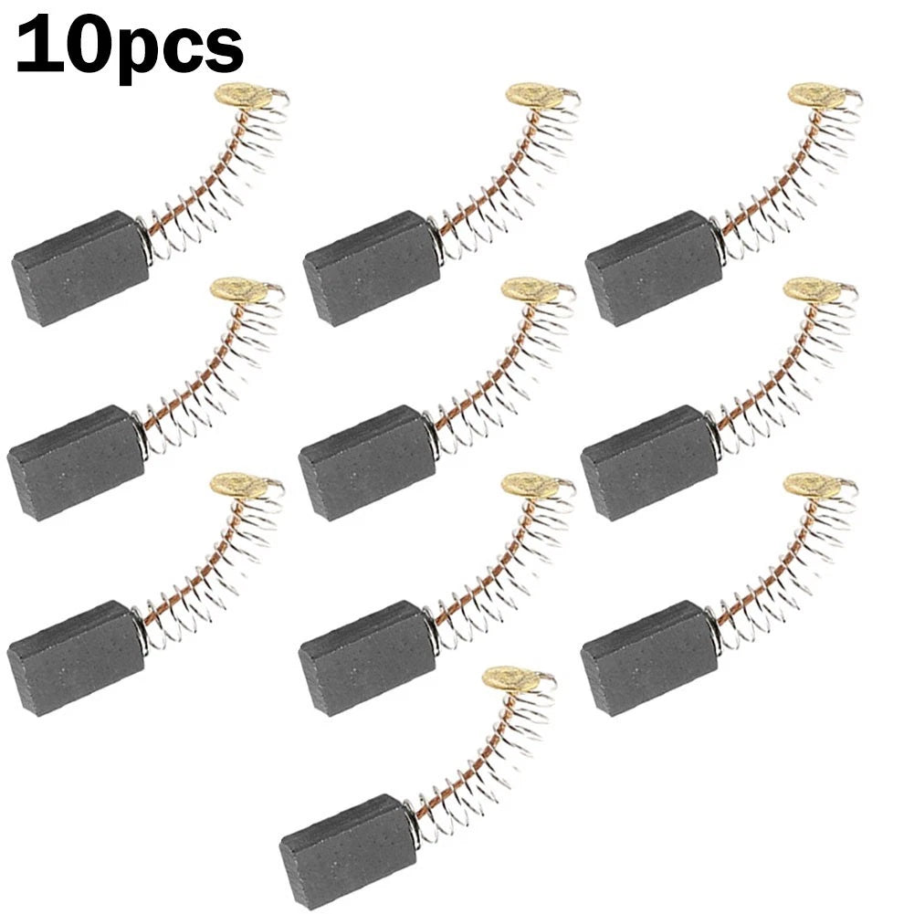 Set of 10 Carbon Brushes for Electric Drill Motor