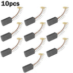 Set of 10 Carbon Brushes for Electric Drill Motor