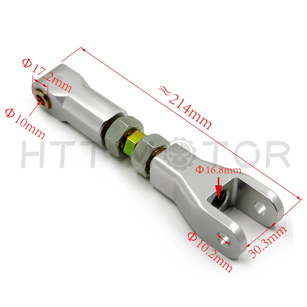 Chrome Adjustable Lowering Kit for Honda 400EX (2000–2009)