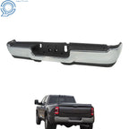 Rear Step Bumper Assembly Chrome Steel for RAM 2500 3500 Pickup (2019–2024)