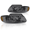 Projector Quad Headlights with Amber Side Smoked for Caravan/Town & Country (1996–1999)