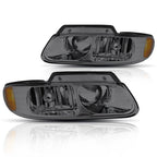 Projector Quad Headlights with Amber Side Smoked for Caravan/Town & Country (1996–1999)