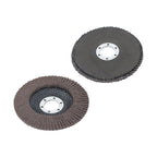 Set of 10 Flap Discs 4.5" 40 Grit for Sanding and Grinding