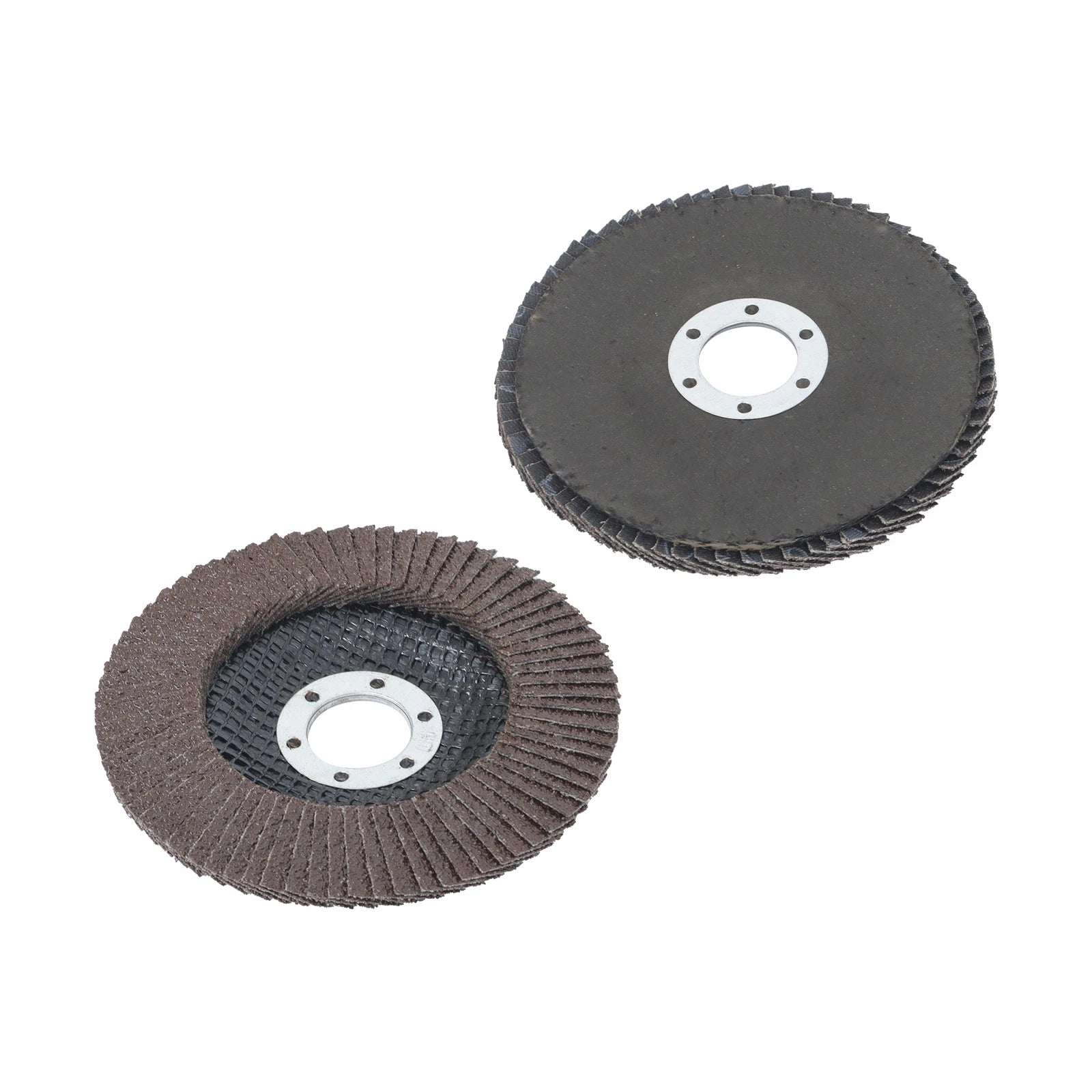 Set of 10 Flap Discs 4.5" 40 Grit for Sanding and Grinding