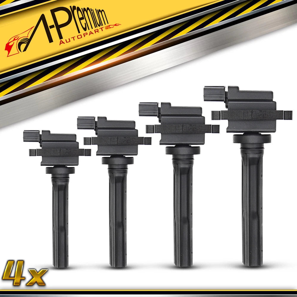 Set of 4 Ignition Coils for Chevrolet Tracker (1999–2004) Suzuki Vitara Aerio