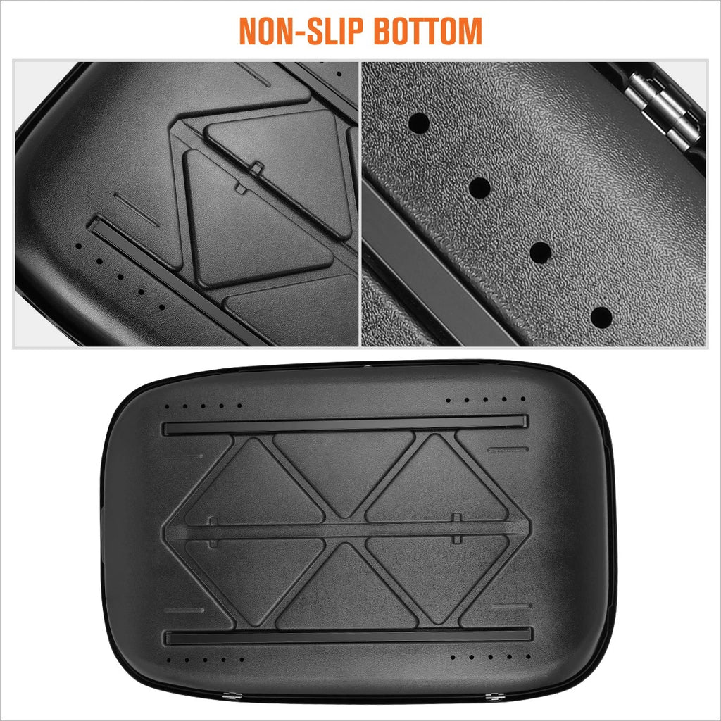 Cross Bar Storage Box Luggage Carrier for Universal Vehicles (53"L x 34"W x 15"H)