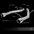 Exhaust Axle-Back Kit + Tip for Ford Mustang 3.7L (2011–2014)