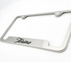 License Plate Frame Replacement Brushed Stainless for Ford Torino (1968–1976)