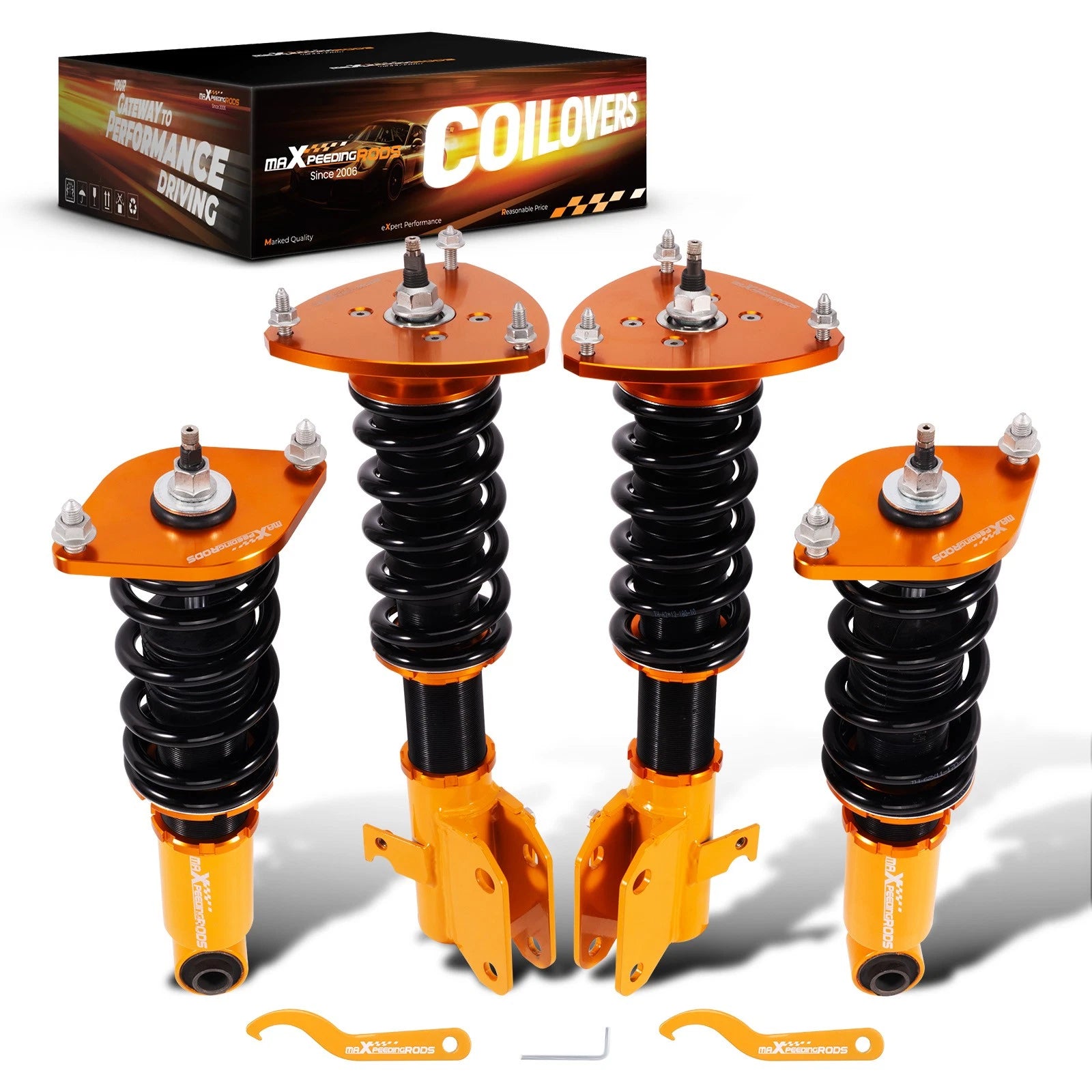 2X Adjustable Coilover Struts for Subaru Impreza WRX & STi (2015-2021)