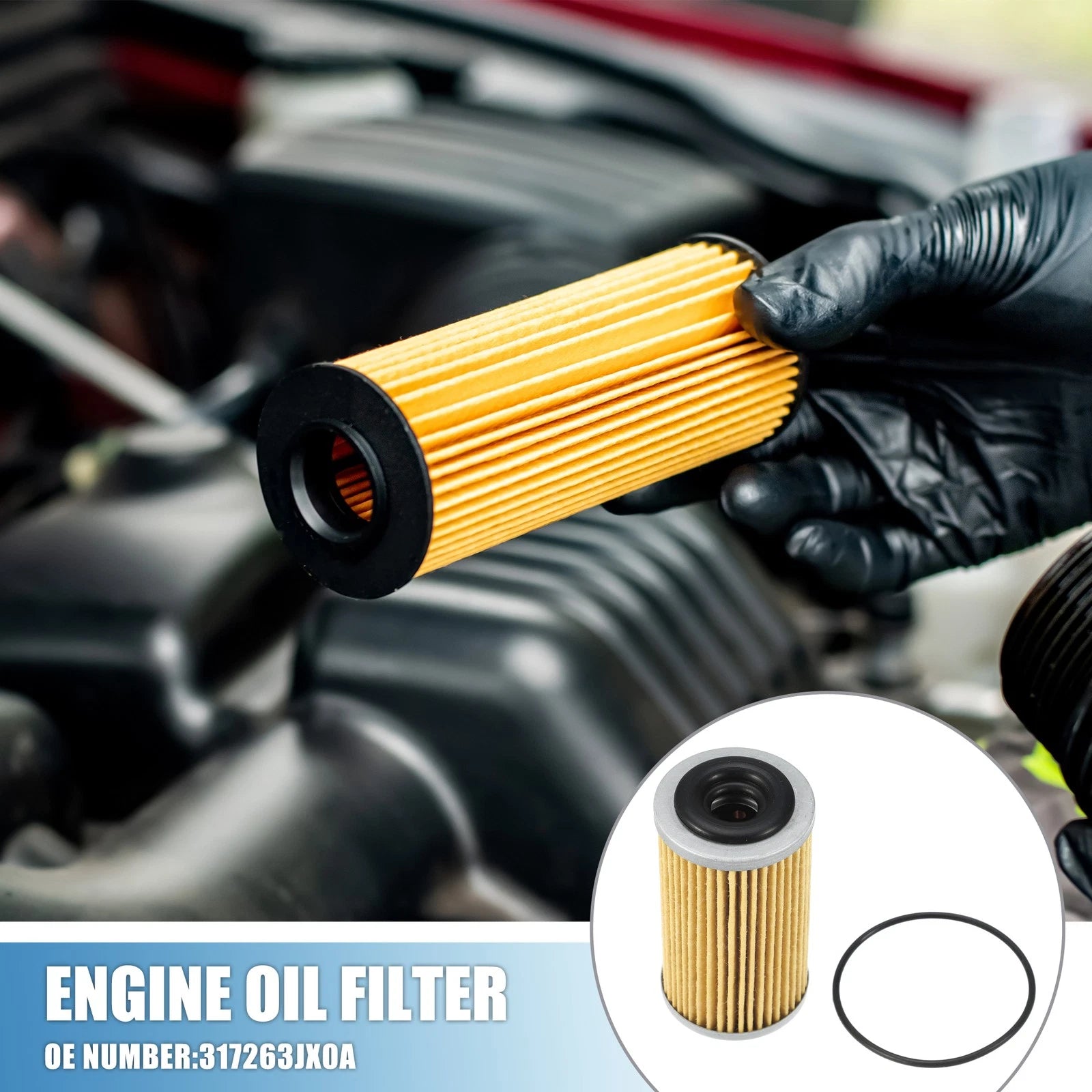 Engine Oil Filter No. 317263JX0A with O Ring for Nissan Juke (2011–2016)