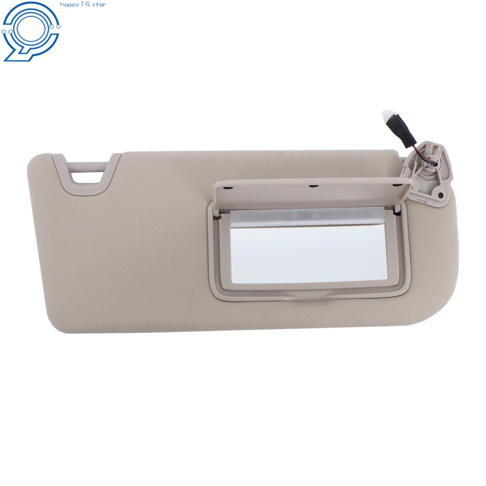 Sun Visor for Nissan Altima (2019–2024) Right Passenger Beige with Lights