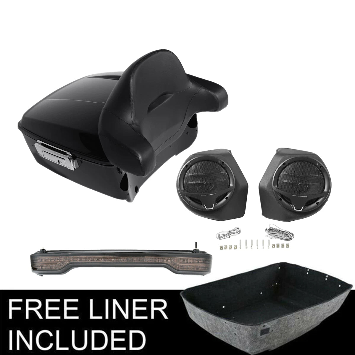 Backrest Speakers Light for Harley Electra Street Road Glide (2014–2026)