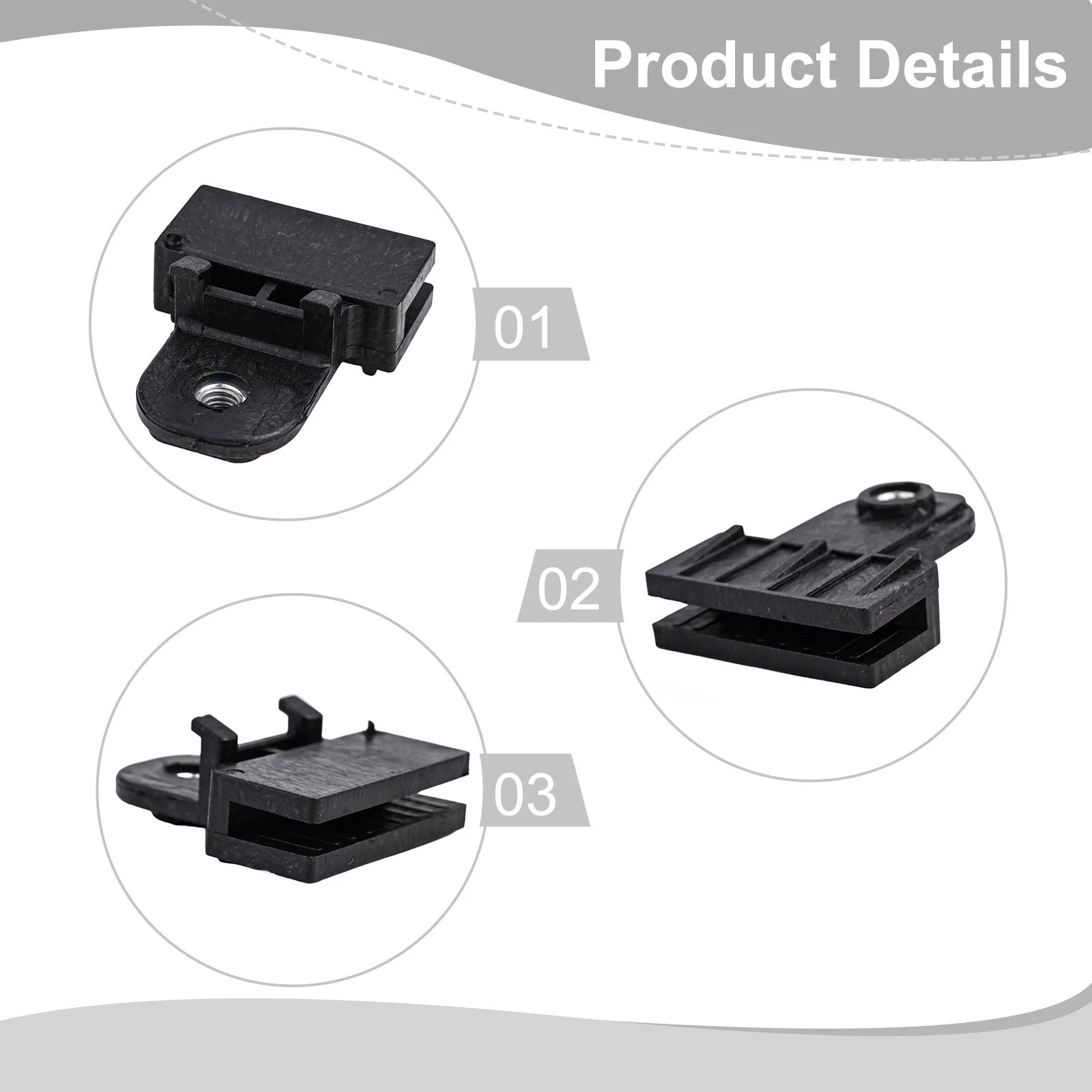 Door Glass Channel Retainer Clip for Hyundai Elantra