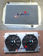 56MM Aluminum Radiator + Shroud + Thermo Fan for Holden HQ HK HX HZ V8