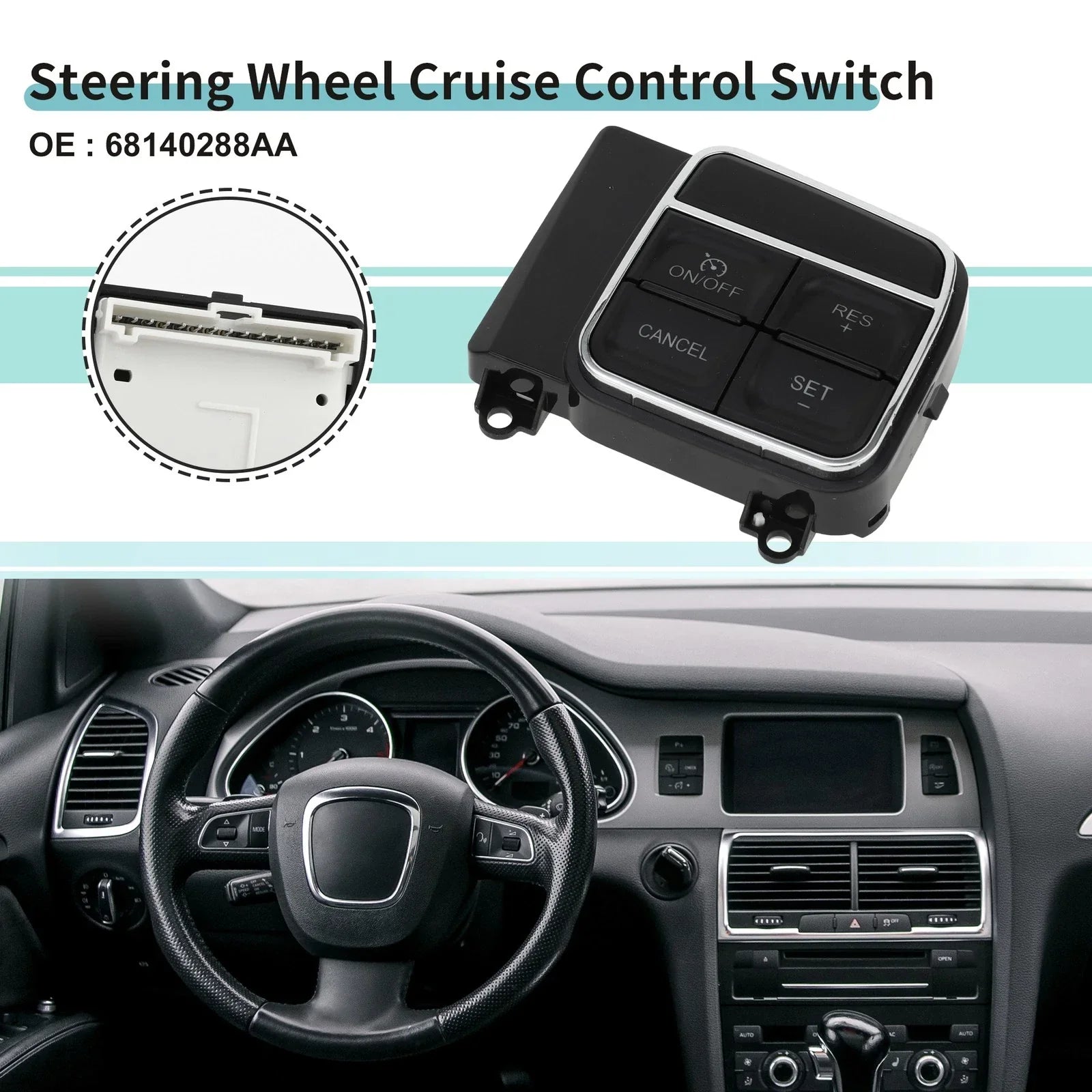 Steering Wheel Cruise Control Switch for Dodge Dart (2013-2016)