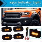 4X Amber Indicator Light for Ford Ranger Wildtrak (2022–Present)