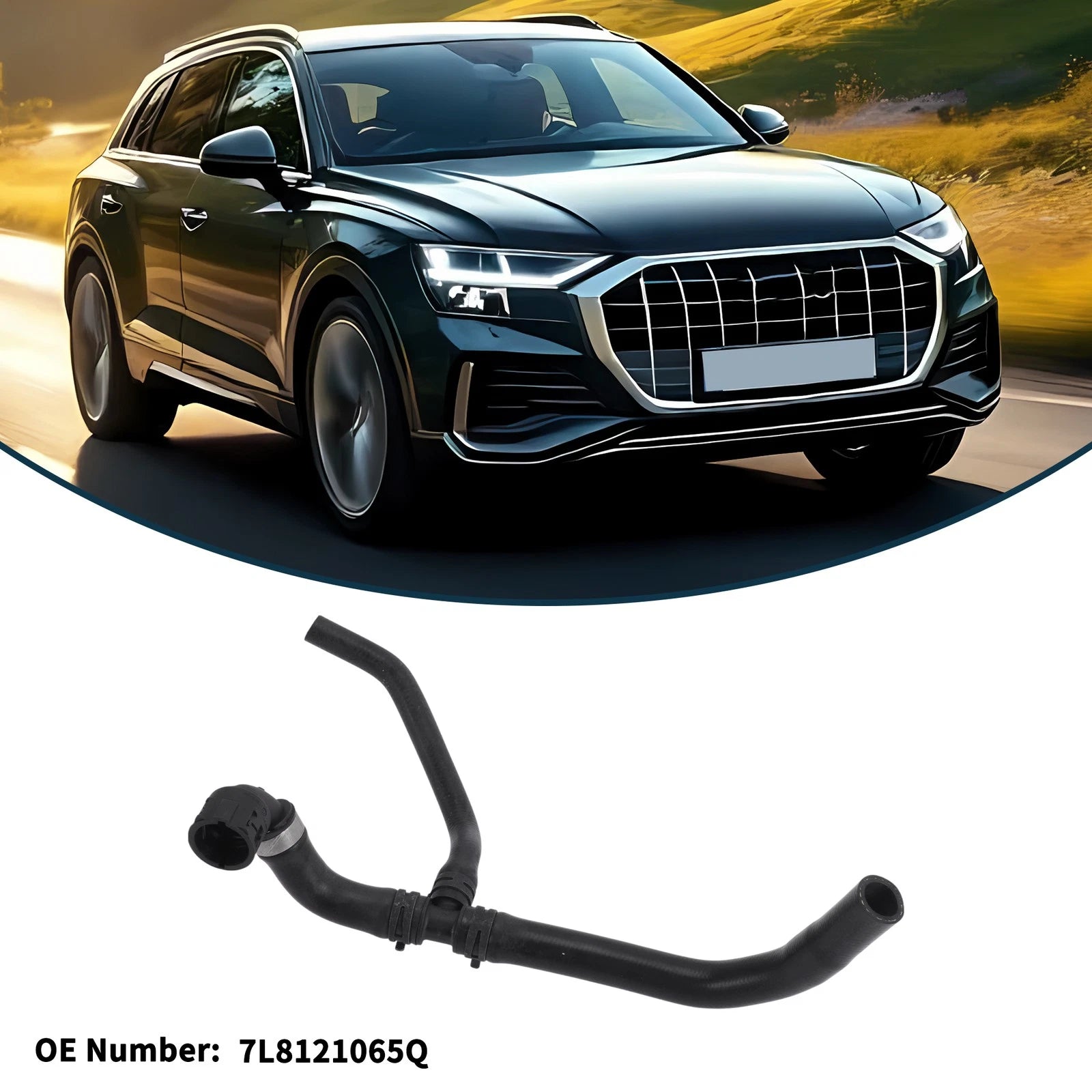 Radiator Hose No.7L8121065Q for Audi Q7 3.0T (2010–2012)
