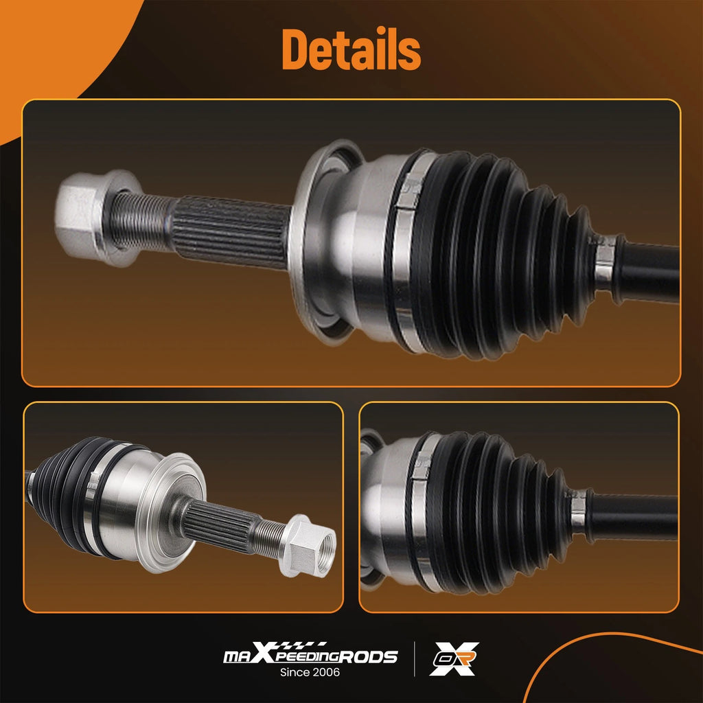 Pair Front CV Axle Shafts for Infiniti Q50 Q60 QX50 AWD (2014–2017)