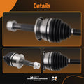 Pair Front CV Axle Shafts for Infiniti Q50 Q60 QX50 AWD (2014–2017)