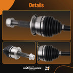 Pair Front CV Axle Shafts for Infiniti Q50 Q60 QX50 AWD (2014–2017)