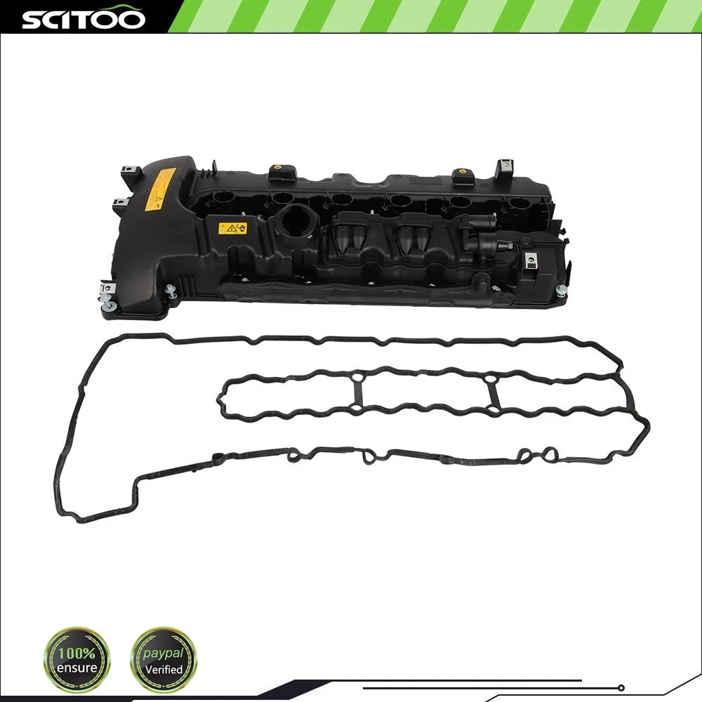 Valve Cover with Gasket & Bolts for BMW 135i 335i 535i 740i Z4 X6 (N54)
