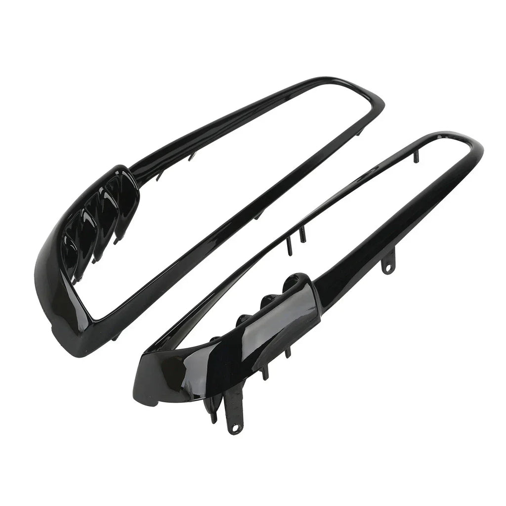 Black Radiator Trim Bezels for Harley V-Rod VRSCA VRSCB (2001-2010)
