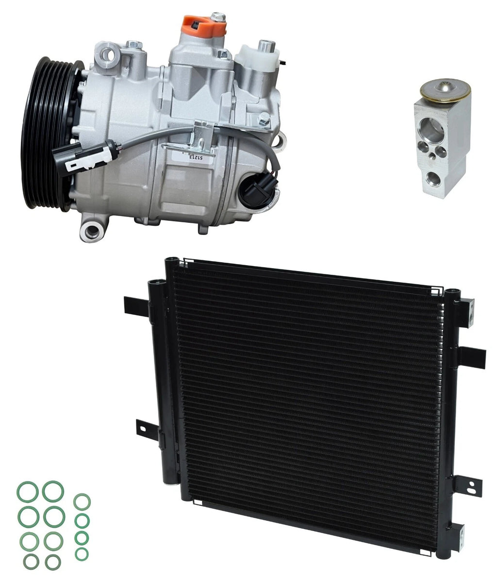 AC Compressor Kit With Condenser for Jaguar XJR 4.2L (2009–2010)