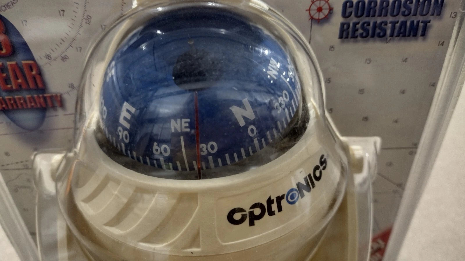 Optronics CP-201 Marine Compass for 12V Systems (Sealed Closed)