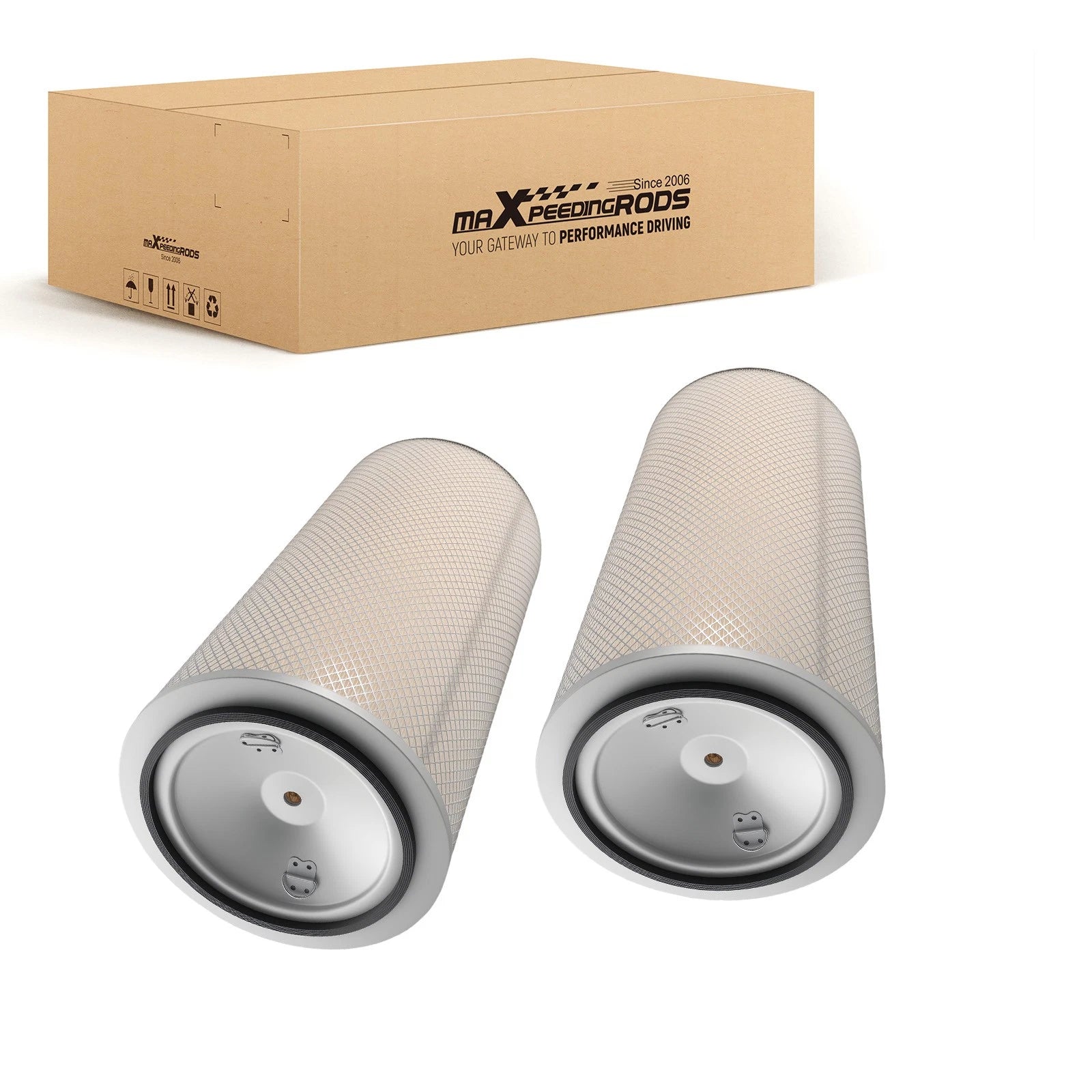 Set of 2 Air Filters for Peterbilt 372 379X (1994-2007)