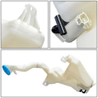 Windshield Washer Fluid Reservoir Tank Bottle w/Cap+Pump for Honda Civic (2012)
