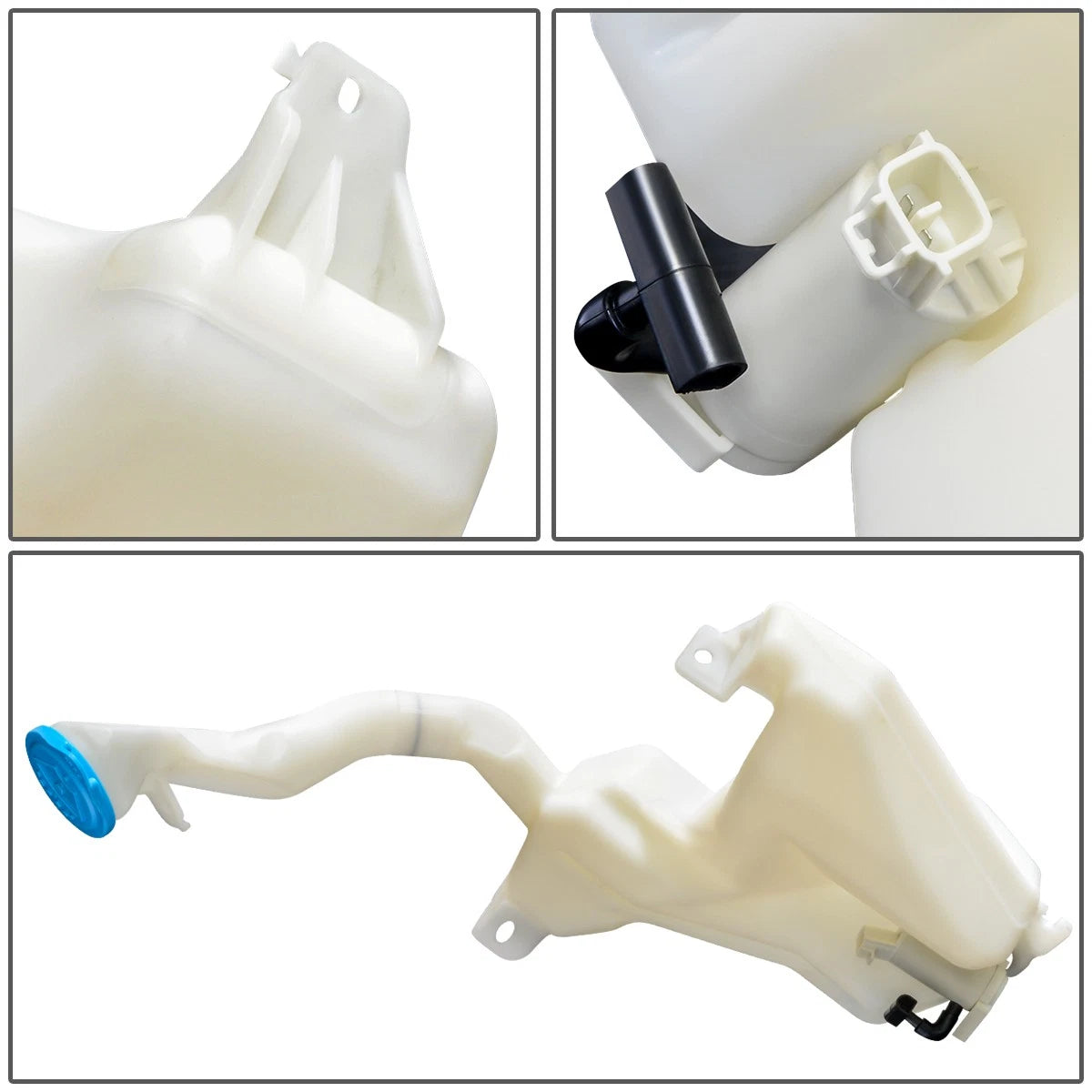 Windshield Washer Fluid Reservoir Tank Bottle w/Cap+Pump for Honda Civic (2012)