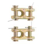 2 Pack Safety Chain Link Double Clevis for G70 (4700 lbs, 1/4" - 5/16")
