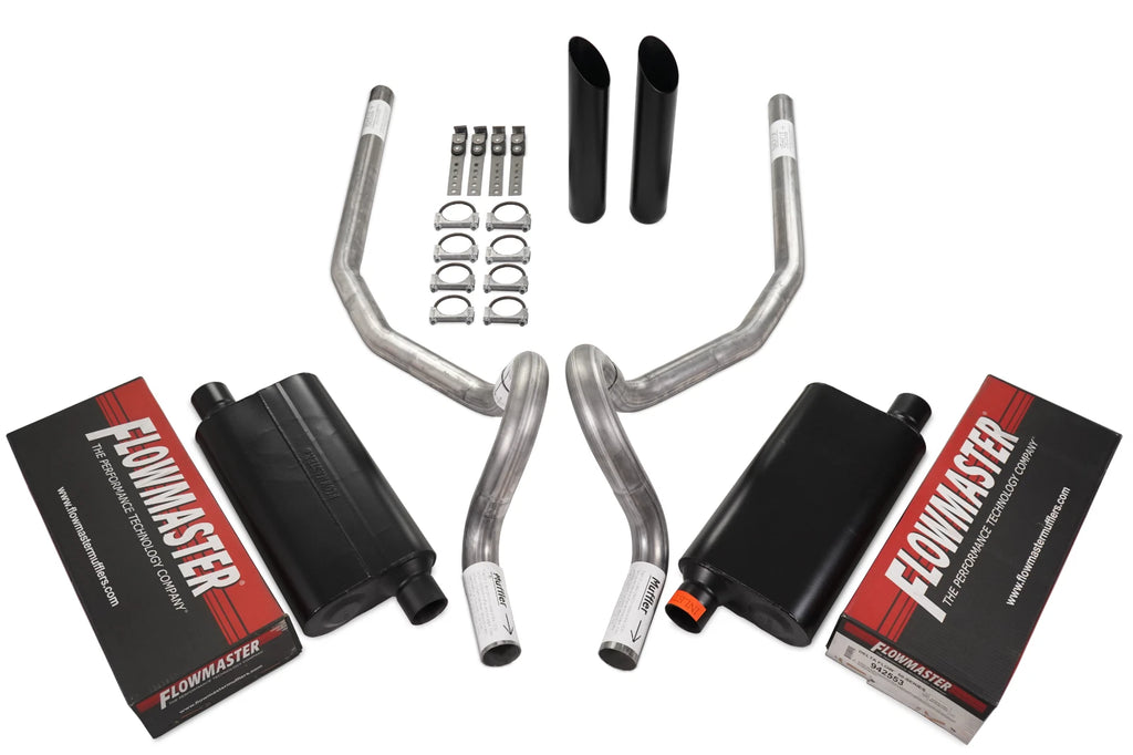 2.5" Dual Exhaust Kit for GM G Body (1978–1988) - Flowmaster 50 Series DF