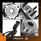 Front Wheel Bearings and Hubs for Dodge Ram 1500 (2009–2010) BR930808