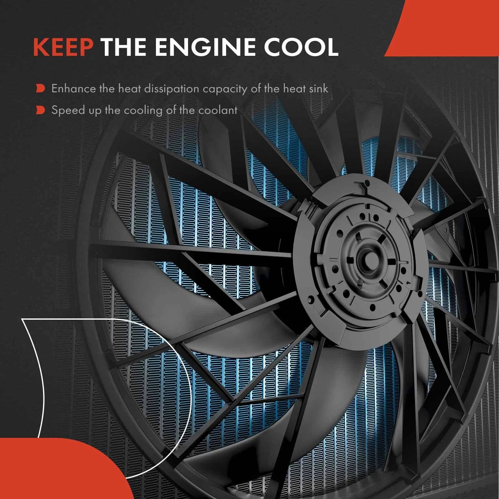 Cooling Fan Assembly for Ford Fusion (2010-2012)