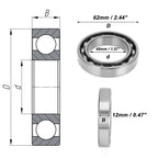 Deep Groove Ball Bearing 40x62x12mm for Scooter Skateboard (P0)