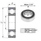 1 Pc 60/22DDU Deep Groove Ball Bearing for Scooter Skateboard (P4)
