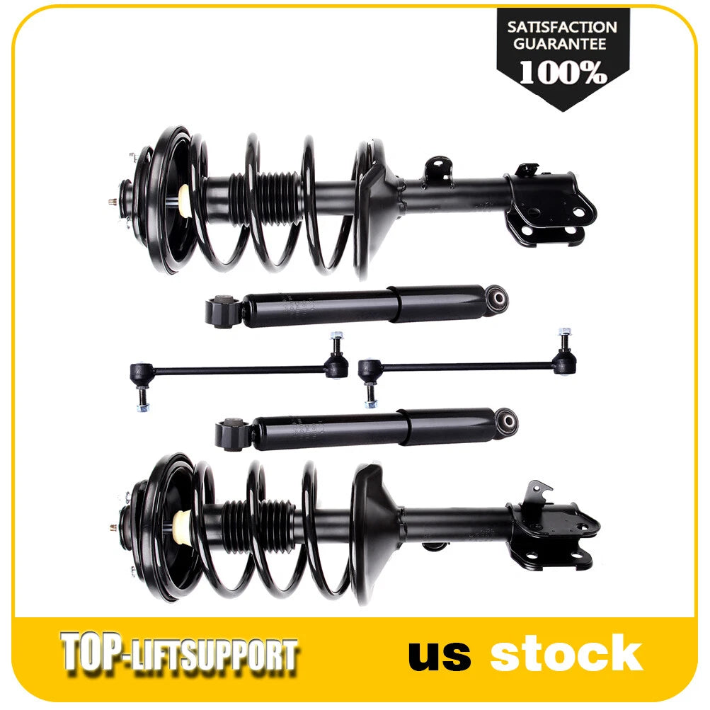 6pc Strut, Shock Absorbers & Sway Bars for Honda Odyssey (1999–2004)