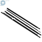 Set of 4 Door Weatherstrip Window Moulding Trim for Toyota Corolla (2011)