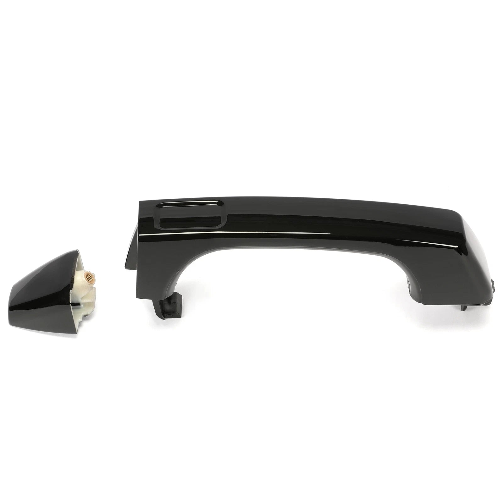 Exterior Door Handle Set of 4 for Hummer H3 H3T (2006–2010) Gloss Black