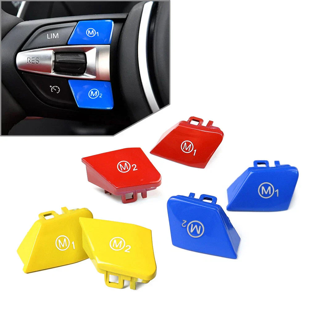 Steering Wheel Mode Switch Button Cover for BMW 1 2 3 4 5 6 Series X5 X6 (2004-2023)