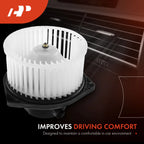 2X Front HVAC Blower Motor & Resistor Kit for Nissan Frontier Xterra (2005–2019)