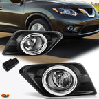 Clear Lens Front Bumper Fog Lights for Nissan Rogue (2014–2016)