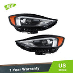 Set of 2 Headlights for Ford Edge (2019–2024) Driver + Passenger Side